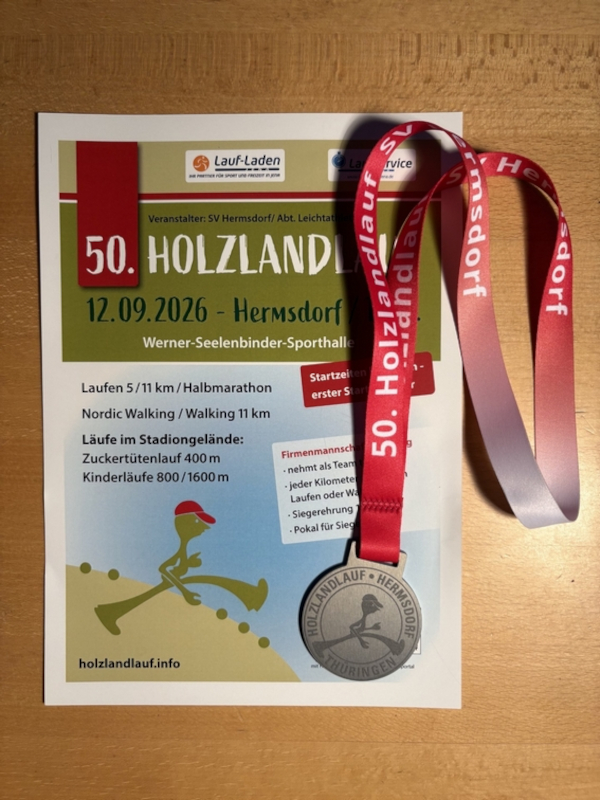 Plakat und Medaille